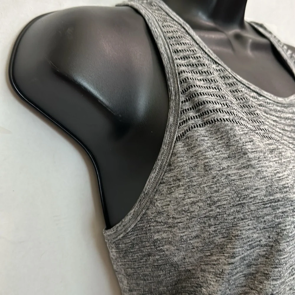 Nike racerback heather gray small